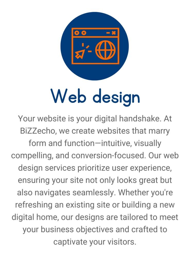 Web design services by BiZZecho Marketing.