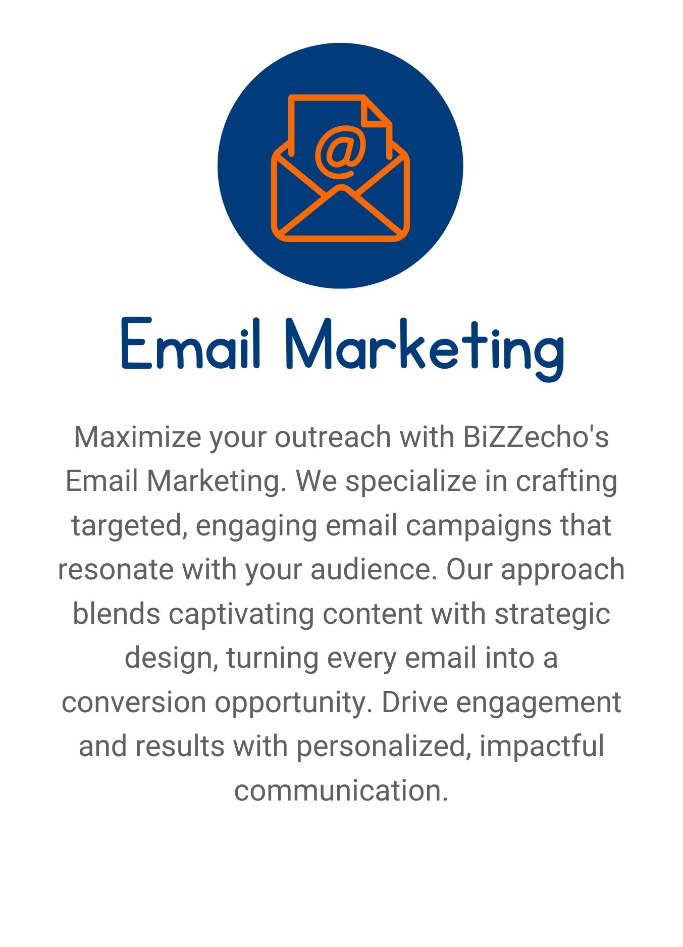 Email Marketing by BiZZecho Marketing.